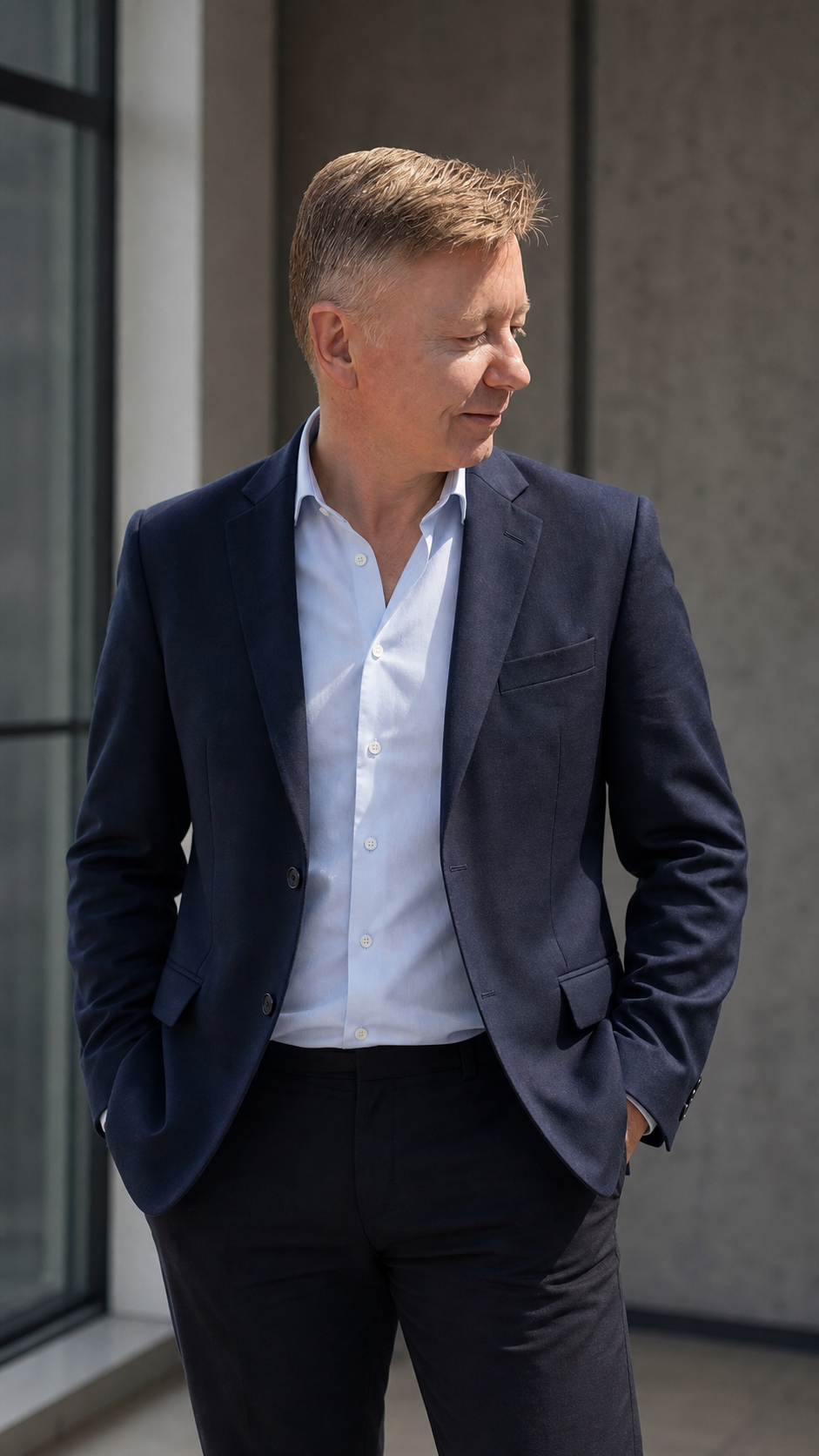 Gavin Sutton standing in a professional setting